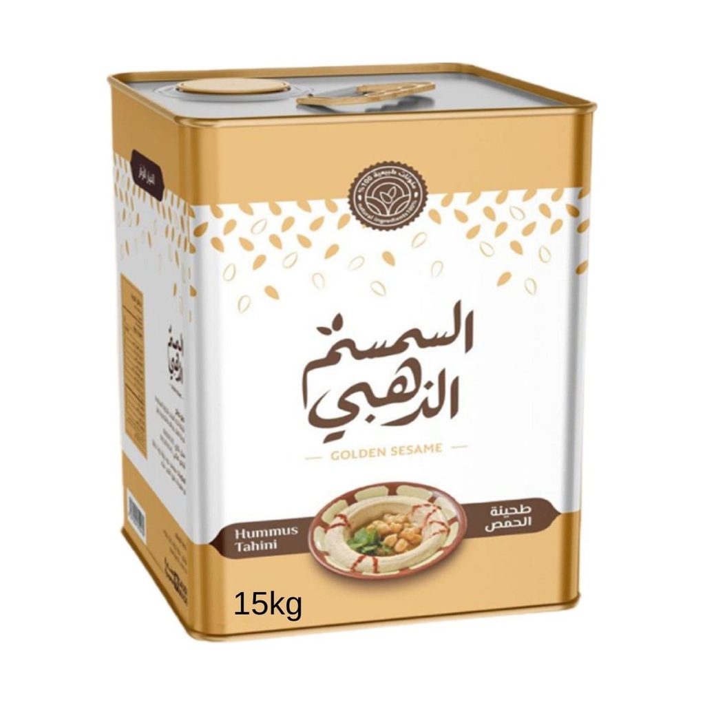 Tahina Sauce for Humus Golden Sesame  Pail 18 kg Net
