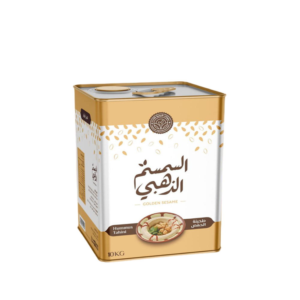[4303] Tahina Sauce for Humus Golden Sesame tin 9.25 kg Net