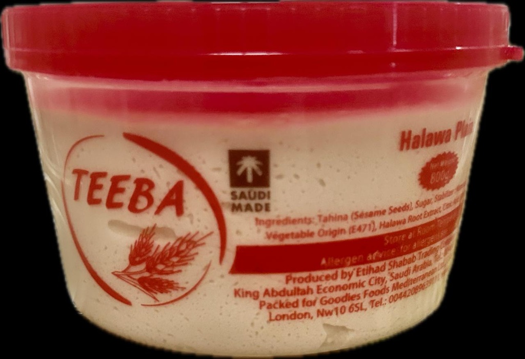 Halawa Teeba Plain 800 g*12 Net