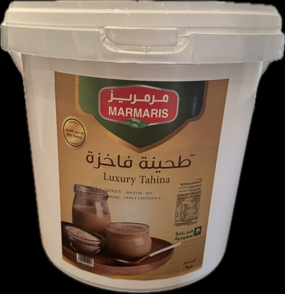 (4800)طحينة مرمريز خلطة سائلة سطل 9 ك صافي